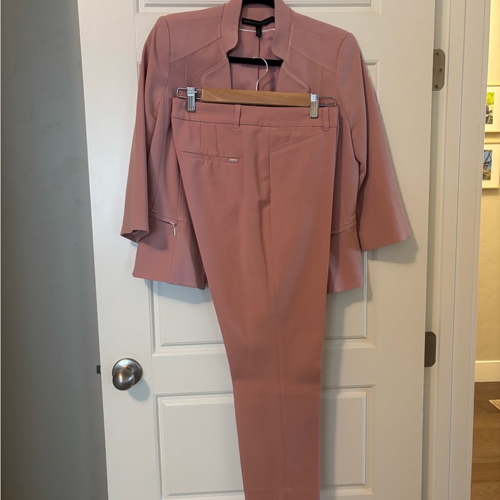WHBm Elegant Pink Women's Pantsuit - Picture 6 of 13
